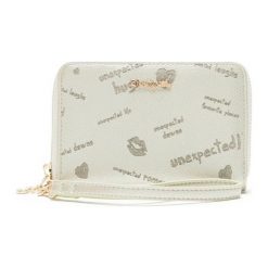 Desigual portfel damski szary Tell Me Nuria. Szare portfele damskie Desigual, bez wzorów, z materiału. W wyprzedaży za 169.00 zł.