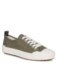 EMU Australia Trampki Hosier W13022 Khaki. Brązowe trampki i tenisówki damskie Emu Australia, bez wzorów, z bawełny, bez zapięcia. Za 389.99 zł.