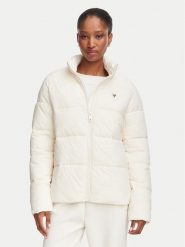 Guess Kurtka zimowa V4YL03 WFUD0 Kremowy Regular Fit. Białe kurtki damskie Guess, na zimę, xs, z aplikacjami, z syntetyku, bez kaptura. Za 614.99 zł.