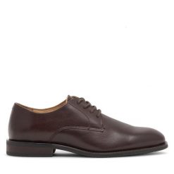 Półbuty GINO ROSSI. Brązowe eleganckie półbuty Gino Rossi, wizytowe, bez zapięcia. Za 249.99 zł.