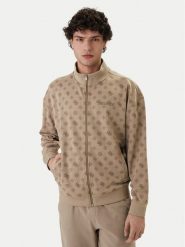 Guess Bluza Z6GQ07 K2849 Beżowy Relaxed Fit. Brązowe bluzy męskie Guess, m, z aplikacjami, z syntetyku, bez kaptura. Za 519.99 zł.