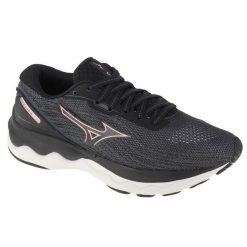 Buty do biegania damskie, Mizuno Wave Skyrise 3. Czarne obuwie sportowe damskie Mizuno, bez wzorów, z gumy, do biegania, mizuno wave. Za 449.00 zł.
