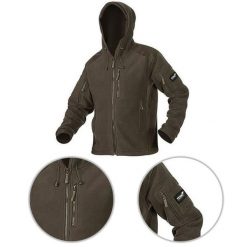 Bluza Polarowa męska Texar Husky Olive. Zielone bluzy męskie Texar, m, bez wzorów, z polaru, bez kaptura, outdoorowe. Za 262.05 zł.