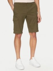 Tommy Hilfiger Szorty materiałowe John MW0MW31244 Khaki Regular Fit. Brązowe szorty męskie Tommy Hilfiger, m, bez wzorów, z bawełny. Za 229.99 zł.