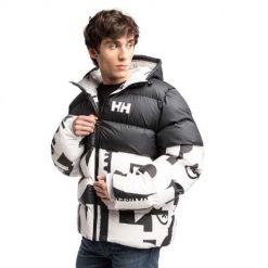 Kurtka zimowa męska Helly Hansen Active Puffy. Białe kurtki męskie Helly Hansen, na zimę, m, bez wzorów, sportowe, bez kaptura. W wyprzedaży za 687.85 zł.