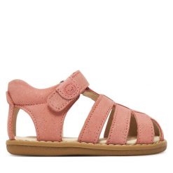 Sandały Lasocki Kids. Czerwone sandały dziewczęce Lasocki Kids, bez zapięcia. Za 119.99 zł.