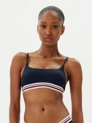 Tommy Hilfiger Góra od bikini UW0UW05806 Granatowy. Niebieskie bikini damskie Tommy Hilfiger, xl, bez wzorów. Za 129.99 zł.
