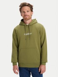Quiksilver Bluza EQYFT05136 Khaki Regular Fit. Brązowe bluzy męskie Quiksilver, l, bez wzorów, z bawełny, bez kaptura. Za 229.99 zł.