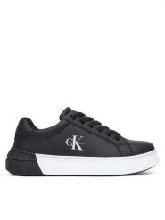Calvin Klein Sneakersy V3X9-83468-1355 D Czarny. Czarne buty sportowe chłopięce Calvin Klein, bez wzorów, ze skóry, bez zapięcia. Za 429.99 zł.