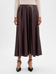 Marc Cain spódnica midi Kobiety brązowy, 40. Brązowe spódnice damskie Marc Cain, bez wzorów, midi. Za 599.95 zł.