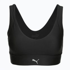 Biustonosz do biegania PUMA High Impact Ultraform Running Bra. Czarne biustonosze Puma, bez wzorów, z elastanu. Za 149.99 zł.