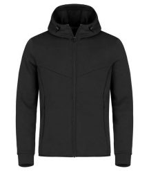 Clique Hayden kurtka z kapturem z tkaniny air-layer - Black. Czarne kurtki męskie CLIQUE, m, bez wzorów, z elastanu, z kapturem. Za 251.17 zł.