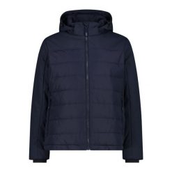 Kurtka męska turystyczna CMP 34K0147. Niebieskie kurtki męskie CMP, m, bez wzorów, z puchu, z kapturem. Za 539.00 zł.