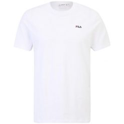 Koszulka męska Fila Laas Regular Tee. Białe koszulki sportowe męskie Fila, m, bez wzorów, bez kołnierzyka, bez ramiączek. Za 112.94 zł.