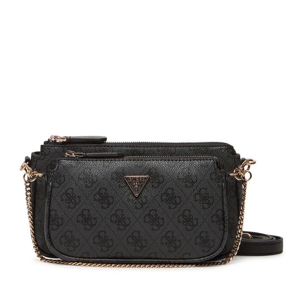 Torebka Guess. Szare listonoszki damskie Guess, z aplikacjami, bez dodatków. Za 379.99 zł.