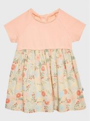 United Colors Of Benetton Sukienka codzienna 49RUAV007 Różowy Regular Fit. Czerwone sukienki dla dziewczynek United Colors Of Benetton, bez wzorów, z wiskozy, bez ramiączek. Za 79.99 zł.