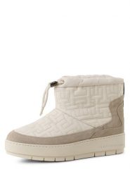 Tommy Hilfiger Kozaki z dodatkiem skóry Kobiety skóra beżowy, 41. Brązowe kozaki damskie Tommy Hilfiger, ze skóry, bez obcasa. Za 549.95 zł.