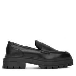 Loafersy DeeZee. Czarne mokasyny damskie DeeZee. Za 149.99 zł.