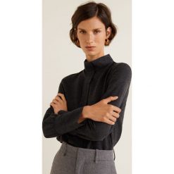 Mango - Bluzka Gris. Szare bluzki damskie Mango. Za 119.90 zł.