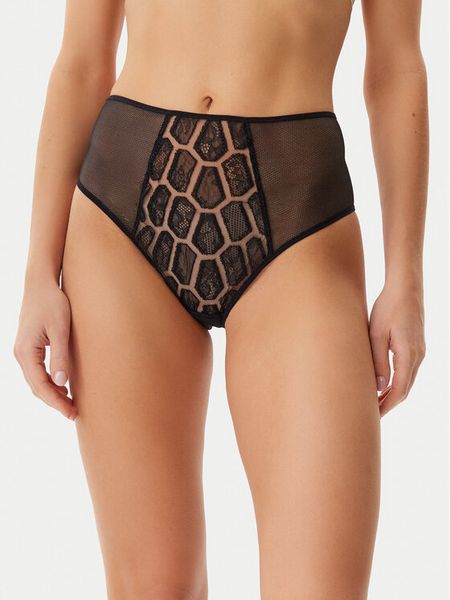 Chantelle Figi klasyczne z wysokim stanem Reptilia C01LC5 Czarny. Czarne figi damskie Chantelle, bez wzorów, z syntetyku. Za 339.99 zł.