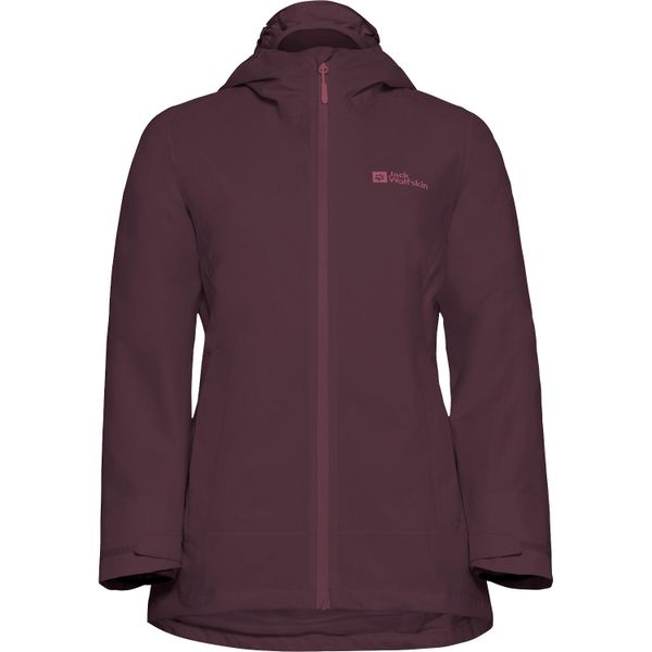 Kurtka w góry damska Jack Wolfskin Moonrise. Czerwone kurtki damskie Jack Wolfskin, m, bez wzorów, z materiału, z kapturem. Za 1,099.00 zł.