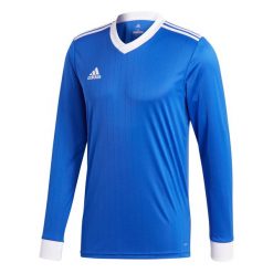 Tabela 18 Jersey dł.rękaw 457. Białe koszulki sportowe męskie Adidas, xl, bez wzorów, z jersey, bez kołnierzyka, bez ramiączek, do piłki nożnej. Za 69.00 zł.