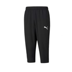 Spodnie Mężczyzna Puma Active Woven 3/4 czarny. Czarne spodnie sportowe męskie Puma, m, bez wzorów, z dresówki, na fitness i siłownię. Za 179.95 zł.