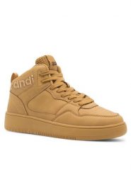 Sprandi Sneakersy HEAT MID BPRS-22M03102-2 Brązowy. Brązowe buty sportowe chłopięce Sprandi, bez wzorów, z materiału, bez zapięcia. Za 159.99 zł.