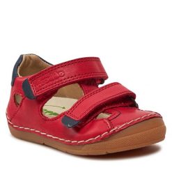 Sandały Froddo. Czerwone sandały chłopięce Froddo, bez zapięcia. Za 339.99 zł.