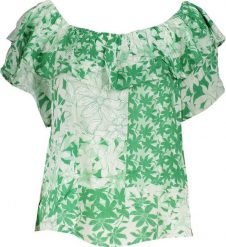 Desigual DESIGUAL ZIELONA KOSZULKA DAMSKA Z KRÓTKIM RĘKAWEM XS EU. Zielone t-shirty damskie Desigual, xs, bez wzorów, bez kołnierzyka. Za 204.03 zł.