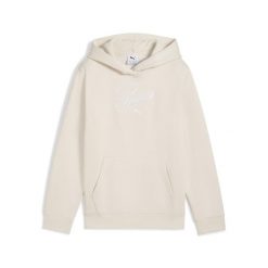 Młodzieżowa bluza z kapturem Essentials Script PUMA. Czerwona bluzy damskie Puma, m, bez wzorów, z dzianiny, z kapturem. Za 133.99 zł.