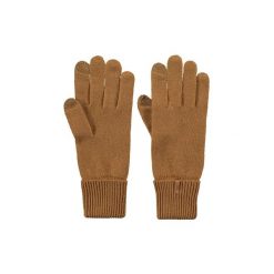 Rękawice damskie Barts Soft Touch. Brązowe rękawiczki damskie Barts, bez wzorów, eleganckie. Za 144.00 zł.