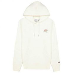Bluza sportowa damska Champion Wmns City Snack Organic Cotton Blend Hoodie. Białe bluzy sportowe damskie Champion, s, bez wzorów, z kapturem. Za 243.00 zł.