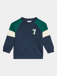 NAME IT Bluza 13220045 Granatowy Regular Fit. Niebieskie bluzy dla chłopców Name it, bez wzorów, z syntetyku, bez ramiączek, bez kaptura. Za 49.99 zł.