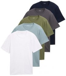 Męska Koszulka Tom Tailor Multipack T-shirt White 1047052 20000. Białe t-shirty męskie Tom Tailor, m, bez wzorów, bez kołnierzyka. W wyprzedaży za 119.99 zł.
