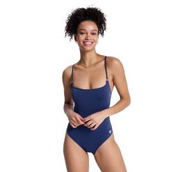 Jednoczęściowy strój kąpielowy dla Kobiety ROXY SHINE Niebieski. Niebieskie kostiumy jednoczęściowe damskie Roxy, s, bez wzorów, z elastanu, sportowe, do pływania. Za 319.99 zł.