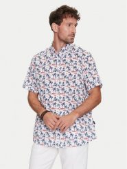 Bugatti Koszula 9450 58332A Granatowy Regular Fit. Niebieskie koszule męskie Bugatti, m, bez wzorów, z bawełny, bez kołnierzyka, bez ramiączek. Za 159.99 zł.