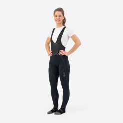 Spodnie rowerowe damskie Rogelli LIONA z wkładką żelową. Czarne obuwie sportowe damskie Rogelli, l, bez wzorów, rowerowe. Za 336.00 zł.
