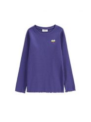 Coccodrillo Bluzka WC5143104CGK Granatowy Slim Fit. Niebieskie t-shirty i topy dla dziewczynek COCCODRILLO, bez wzorów, z bawełny, bez ramiączek. Za 29.99 zł.