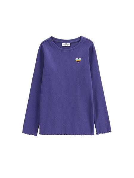 Coccodrillo Bluzka WC5143104CGK Granatowy Slim Fit. Niebieskie bluzki dla dziewczynek COCCODRILLO, bez wzorów, z bawełny, bez kołnierzyka, bez ramiączek. Za 29.99 zł.