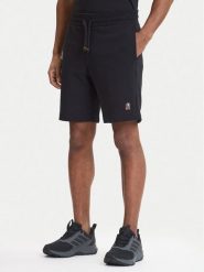 Parajumpers Szorty sportowe Cairo Easy 26SMPMPAEY25 Czarny Regular Fit. Czarne krótkie spodenki sportowe męskie Parajumpers, l, bez wzorów, z bawełny. Za 639.99 zł.
