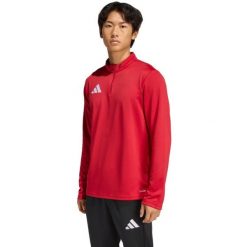 Bluza męska adidas Entrada 26 Training Top. Czerwone bluzy męskie Adidas, m, bez wzorów, z materiału, bez kaptura, na fitness i siłownię, climacool (adidas). Za 121.99 zł.