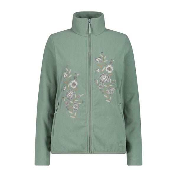 Bluza damska turystyczna CMP 34H0446. Zielone bluzy damskie CMP, m, bez wzorów, bez kaptura, trekkingowe. Za 382.50 zł.