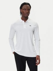Lacoste Polo DH2615 Biały Regular Fit. Białe koszulki polo męskie Lacoste, m, bez wzorów, z syntetyku, bez ramiączek. Za 539.99 zł.