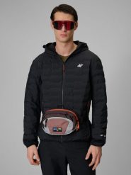 4F Kurtka trekkingowa z wypełnieniem Primaloft Silver męska - czarna 3XL. Czarne kurtki męskie 4f, l, bez wzorów, z materiału, bez kaptura. Za 399.99 zł.