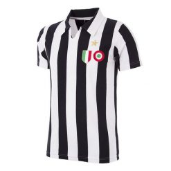 Koszulka piłkarska retro dla dorosłych Juventus 1960-61. Czarne koszulki sportowe męskie COPA FOOTBALL, bez wzorów, bez kołnierzyka, bez ramiączek, do piłki nożnej. Za 339.19 zł.