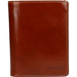 Portfel męski LAZIO. Brązowe portfele męskie Gino Rossi, ze skóry. Za 249.90 zł.
