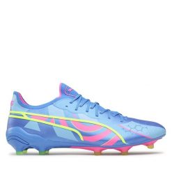 Buty do piłki nożnej Puma. Niebieskie buty sportowe męskie Puma, bez zapięcia. Za 1,049.00 zł.
