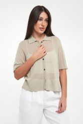 Kardigan damski z kołnierzem polo ARMANI EXCHANGE. Kardigany damskie Armani Exchange, l, bez wzorów. W wyprzedaży za 559.20 zł.