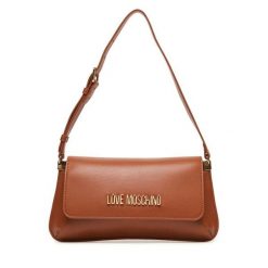 Torebka LOVE MOSCHINO. Brązowe torebki do ręki damskie Love Moschino, bez wzorów, klasyczne, bez dodatków. Za 479.99 zł.